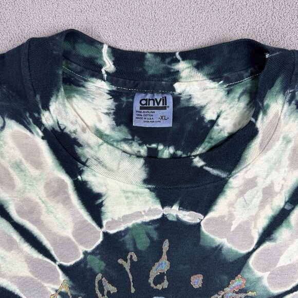 Vintage Jim Morrison The Doors Lizard King Long Sleeve Tie Dye XL Very Rare Rock - Picture 2 of 3